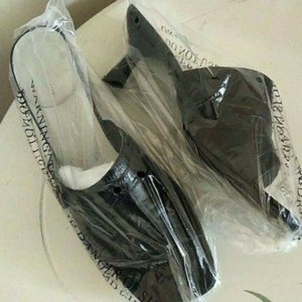 Bandolino 6.5 black italian slides mules nonslip - Picture 15 of 15